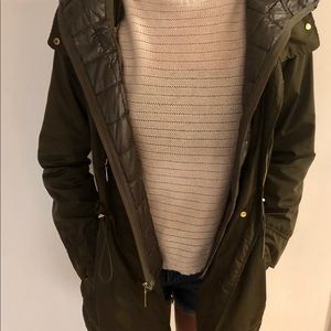 Vince Camuto green light jacket w/ hood